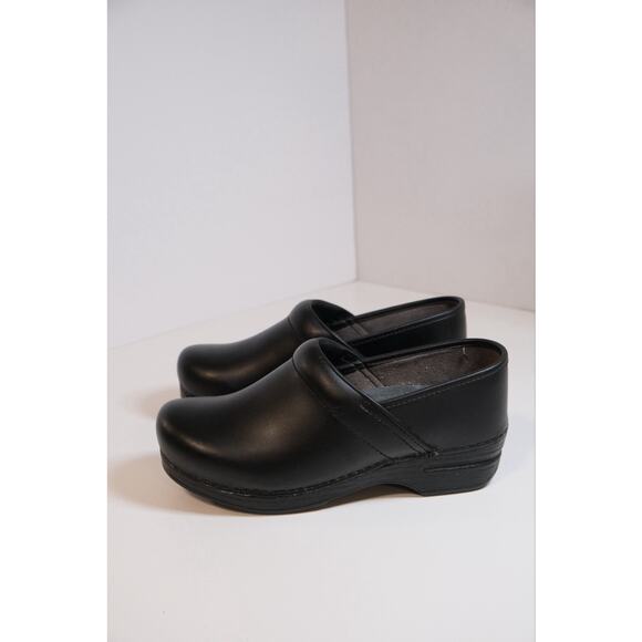 Dansko XP Shoes Womens 39 Black Professional Clogs Leather Work Comfort Low - Picture 3 of 14